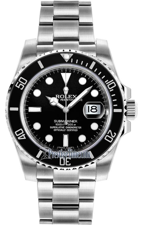 rolex oyster perpetual submariner date 116610ln used scratches|Rolex Submariner 116610 new.